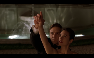 Man woman dancing fountain night - one woman free wallpaper for desktop