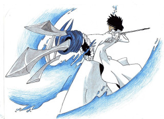 Woman white dress sword dragon - a sword and a dragon free wallpaper