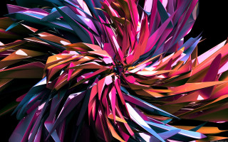 Colorful abstract design black background 8 - liam brazier free wallpaper