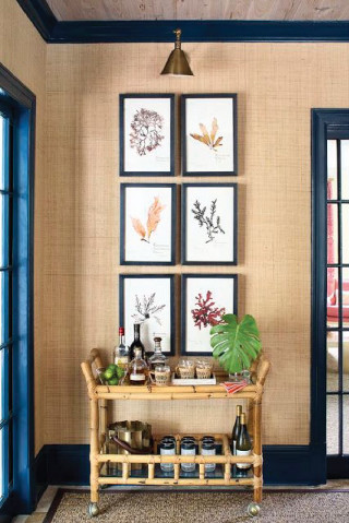 Modern european ink room table - the window free wallpaper for mobile