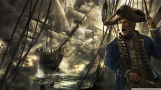 Pirate boat gun ship background - david macaulay free wallpaper