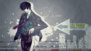 Man suit tie gun city - arthur pan free wallpaper