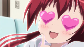 Girl pink hearts eyes bow - a pink bow free wallpaper for desktop