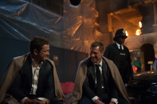 Two men couch room car - colin hayes free wallpaper