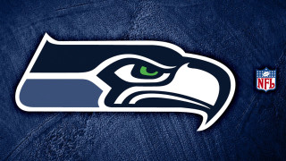 Seattle football logo blue background - new free wallpaper for desktop
