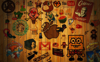 Wooden wall stickers brands coffee 5 - sticker free wallpaper for desktop