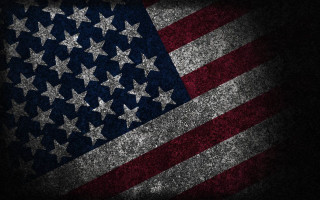Grungy flag dark background red - a red stripe free wallpaper