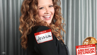 Woman holding sign hello jesusia - a name tag free wallpaper for desktop