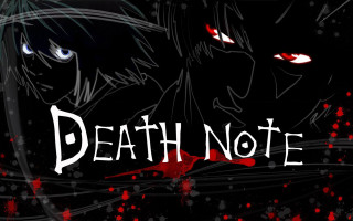 Death note creepy face blood - blood splatter free wallpaper for desktop