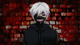 Man white hair black jacket 2 - a mask free wallpaper