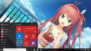 Girl long pink hair holding - a drink free wallpaper