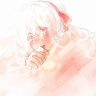 Woman red bow head red - a red ribbon free wallpaper for tablet