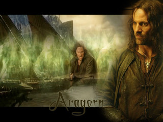 Man green outfit boat river - a dragon free wallpaper for desktop