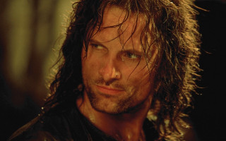 Man wet hair leather jacket - lord of the rings free wallpaper