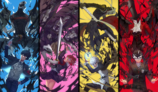 Anime characters colored backgrounds same - a sery of anime characters free wallpaper
