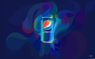 Pepsi can colorful background paint - pop art free wallpaper