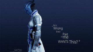 Futuristic woman suit quote image - wrong free wallpaper
