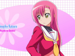 Pink hair pink dress yellow - aguri uchida free wallpaper