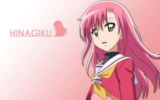 Girl pink hair pink background - a manga drawing free wallpaper