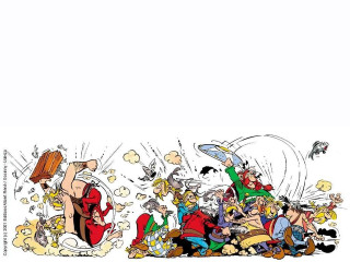 Cartoon people pile trash man - a cartoon of a bunch free wallpaper