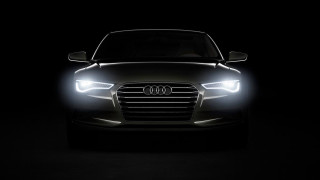 Car dark headlights glowing night 6 - its headlight free wallpaper