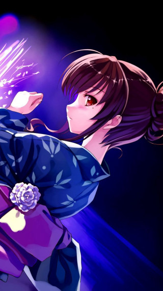 Woman kimono purple object light - a purple object free wallpaper