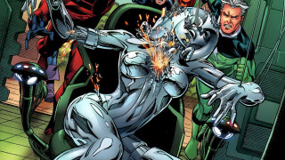 Group people room robot man 3 - a robot free wallpaper