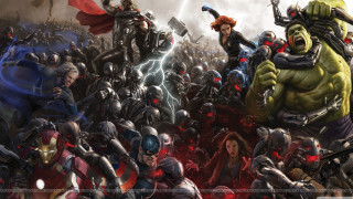 Avengers crowd characters weapons armor - a group of avengers characters free wallpaper for desktop