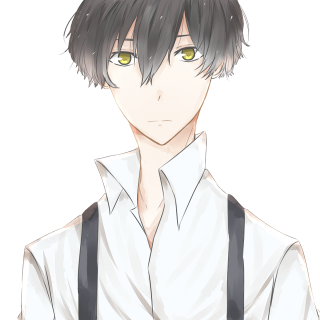 Man suspenders white shirt green - his chest free wallpaper