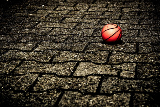 Basketball night shadow ground dark 2 - a basketball free wallpaper