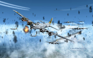 Planes flying smoke sky group - smoke free wallpaper for desktop