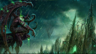 Demonic creature green light huge - a demonic creature free wallpaper