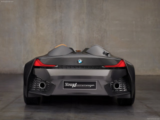 Bmw concept car image showcase - back view free wallpaper for desktop