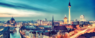 City skyline river tall building 3 - berlin secession free wallpaper