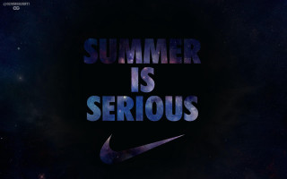 Nike summer stars aurora planet - letter free wallpaper