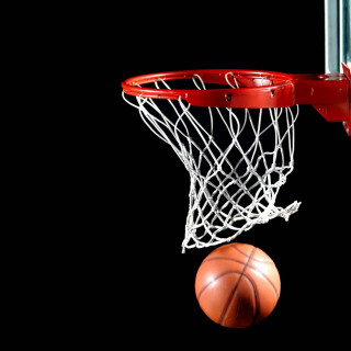 Basketball net hoop hand image - free sports wallpaper for tablet