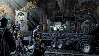 Batman scene bat car man - dark night free wallpaper