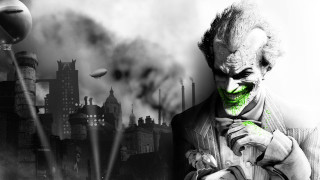 Man suit tie green face - sinister free wallpaper