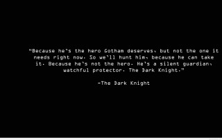 Black screen dark knight quote - free dark wallpaper