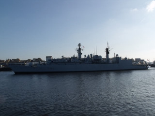 Large ship water dock buildings - david ramsay hay free wallpaper