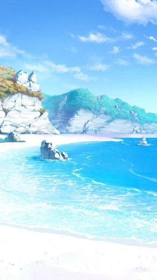 Beach boat mountain clouds sky - beach free wallpaper for mobile