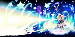 Anime girl star background light - a star background free wallpaper