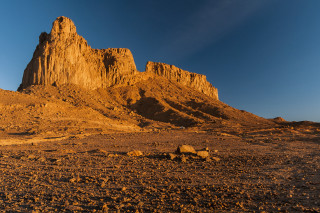 Large mountain tall rock formation - a large mountain free wallpaper
