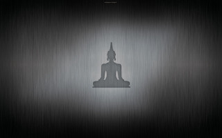Metal buddha statue black silver - a buddha statue free wallpaper