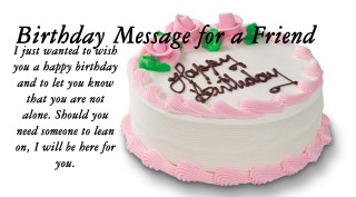 Birthday cake friend message happy - a happy birthday free wallpaper