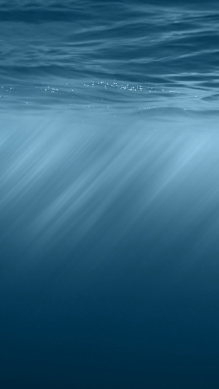 Blue ocean waves light matte - a few wave free wallpaper for mobile