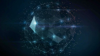 Sphere stars lines blue neo - buckminster fuller free wallpaper for desktop