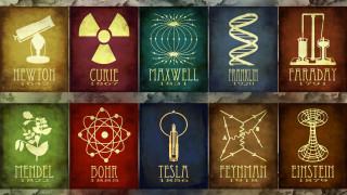 Science posters symbols series nine - academic art free wallpaper