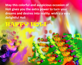 Colorful holi background happy message - bapu free wallpaper