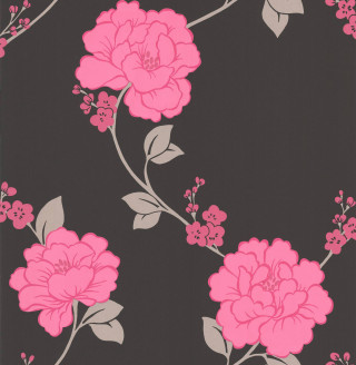 Pink flower black background stem - a pink flower free wallpaper for tablet